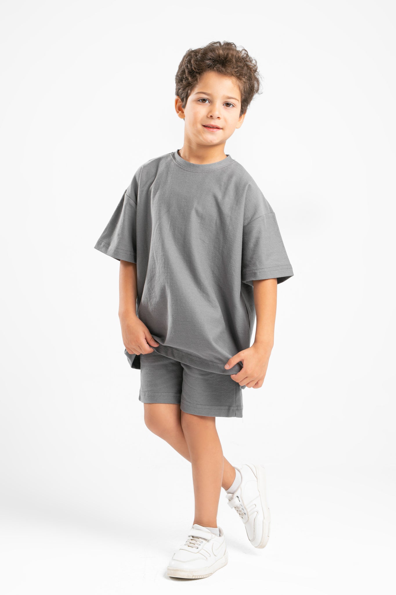 DARK GREY LITTLE ONES DUSTY SHORT