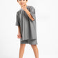 DARK GREY LITTLE ONES DUSTY SHORT