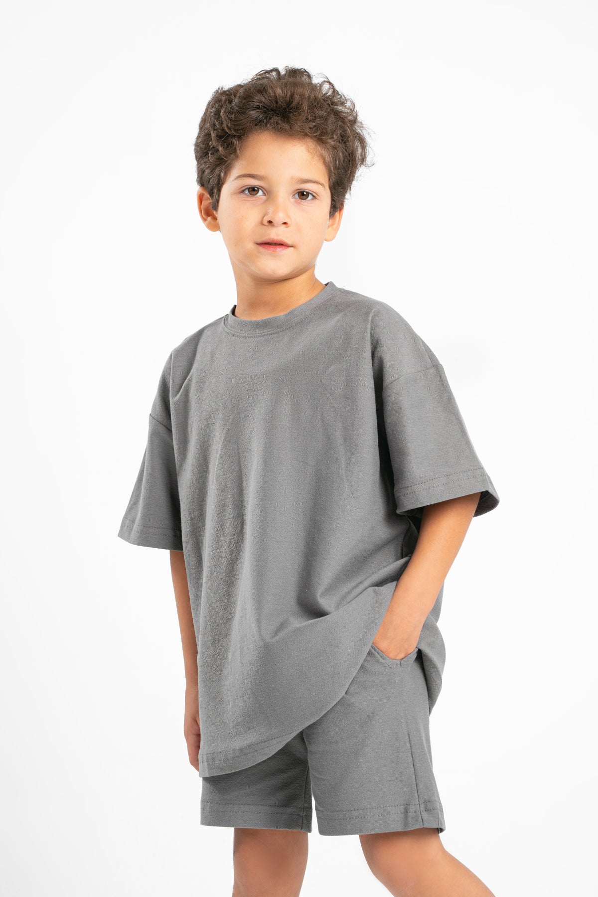 DARK GREY LITTLE ONES DUSTY SHORT