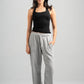 BLACK HALTER NECK BASIC TOP