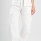 WOMEN LINEN-LOOK PANTS