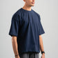 NAVY BLUE OVERSIZED T-SHIRT