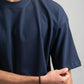 NAVY BLUE OVERSIZED T-SHIRT