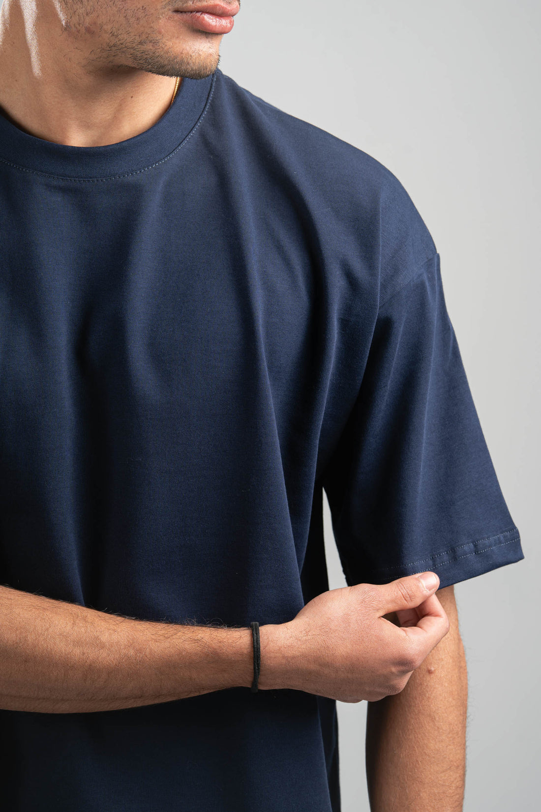 NAVY BLUE OVERSIZED T-SHIRT