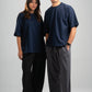 NAVY BLUE OVERSIZED T-SHIRT