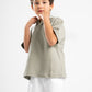MINT GREEN LITTLE ONES LINE UP POLO TEE