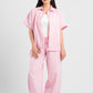 WOMEN LINEN-LOOK SHIRT