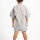 LIGHT GREY LITTLE ONES DUSTY SHORT