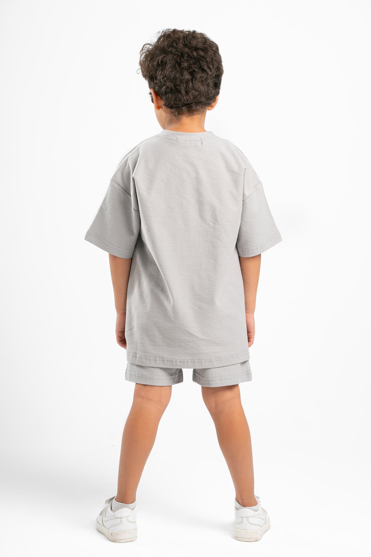 LIGHT GREY LITTLE ONES DUSTY SHORT