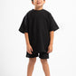 BLACK LITTLE ONES DUSTY SHORT