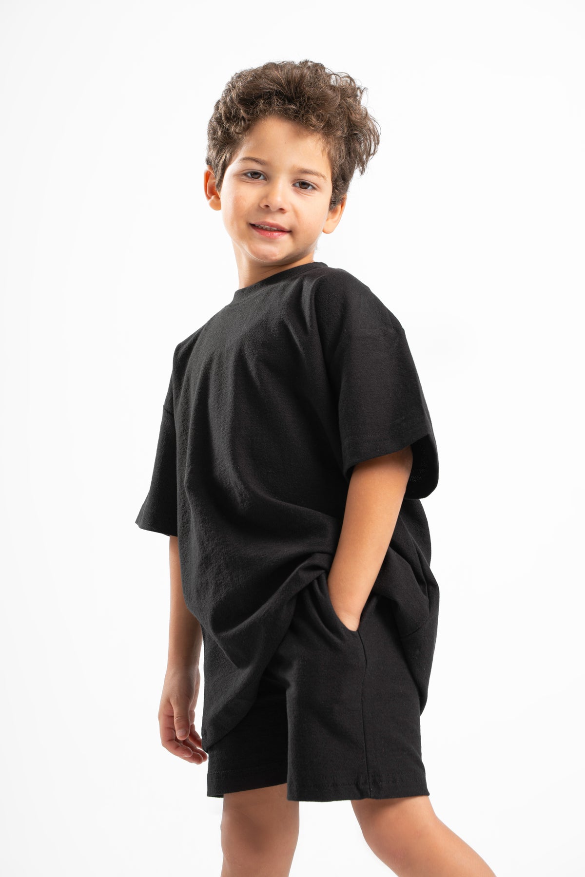 BLACK LITTLE ONES DUSTY SHORT