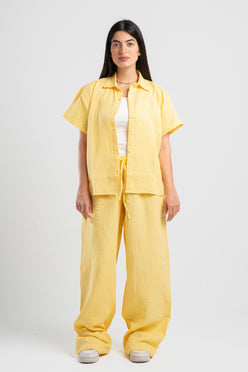 WOMEN LINEN-LOOK PANTS