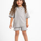 LIGHT GREY LITTLE ONES DUSTY SHORT