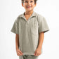 MINT GREEN LITTLE ONES RIDGED BOX-TEE