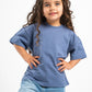 LIGHT NAVY LITTLE ONES SUMMER MELTON BOX-TEE