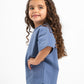 LIGHT NAVY LITTLE ONES SUMMER MELTON BOX-TEE