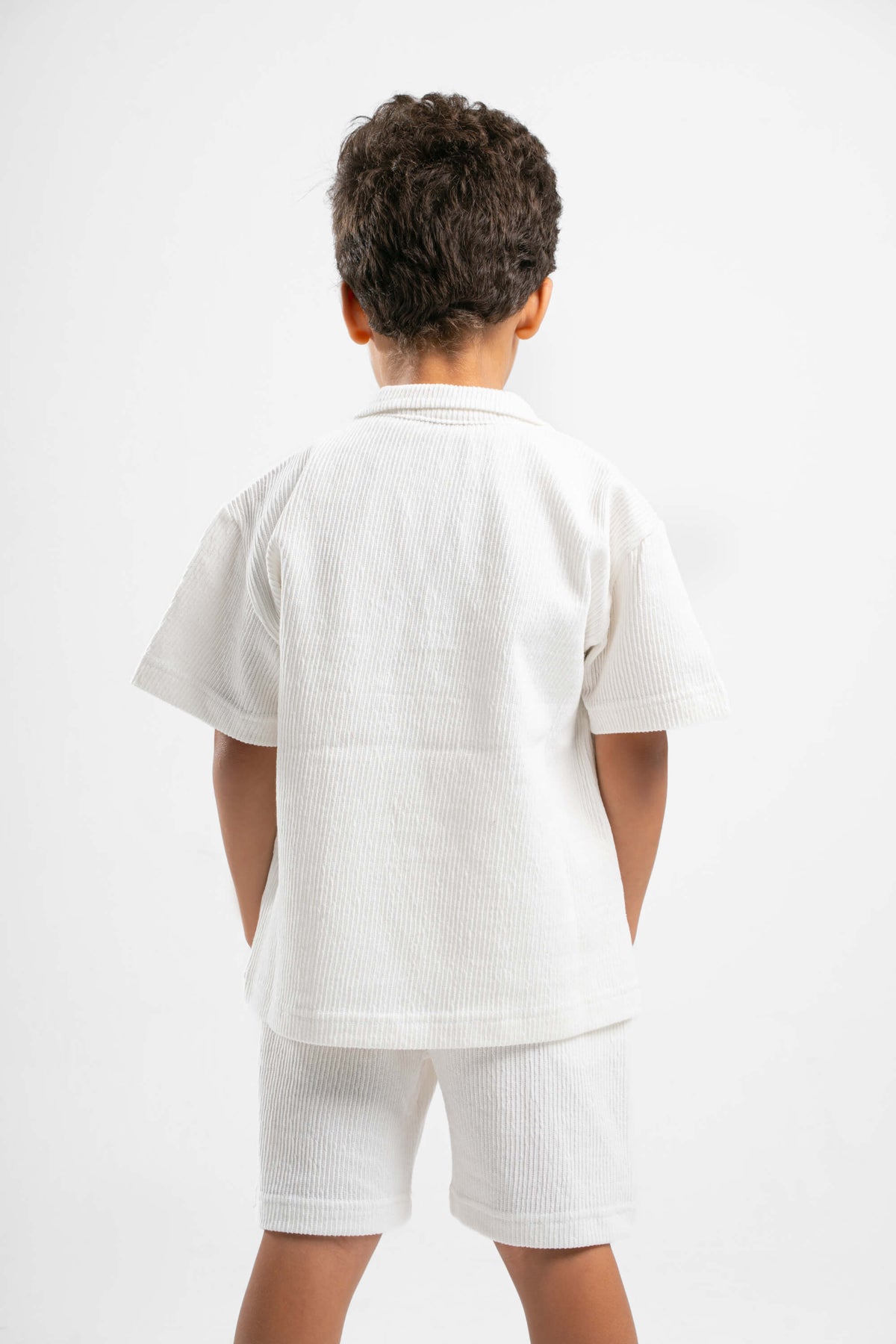 OFF-WHITE LITTLE ONES RIDGED BOX-TEE