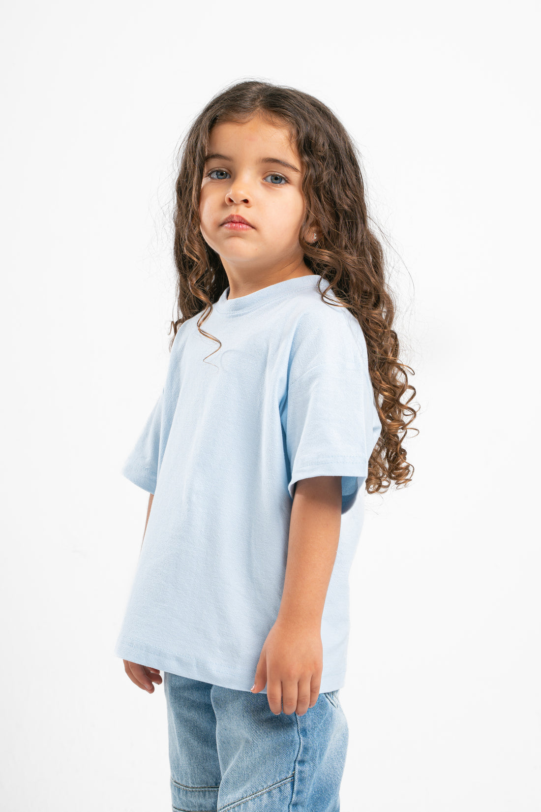 SKY BLUE LITTLE ONES DUSTY BOX-TEE