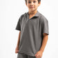 GREY LITTLE ONES MINIMAL RIBBED SHORT