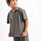 GREY LITTLE ONES MINIMAL RIBBED SHORT