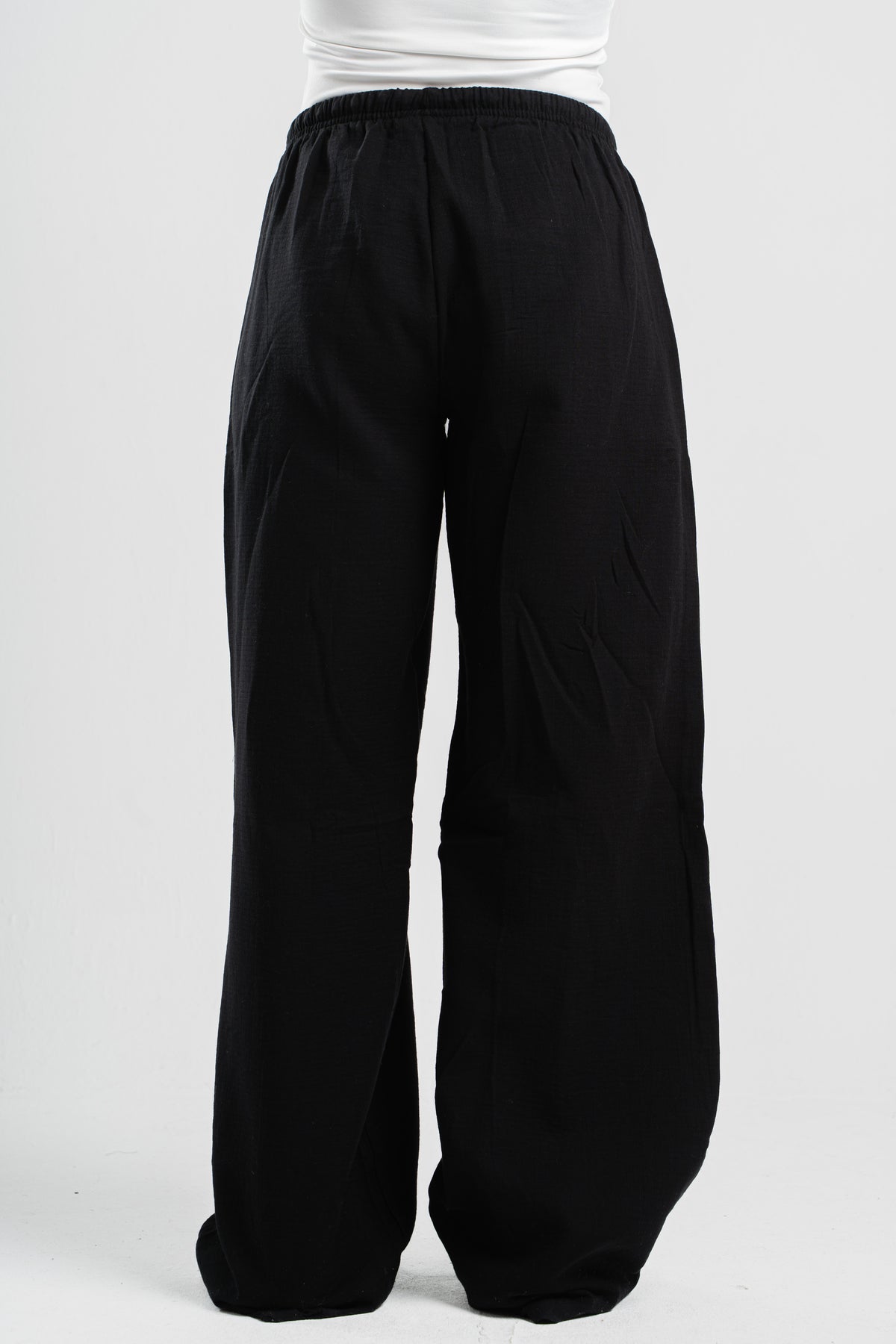 WOMEN LINEN-LOOK PANTS