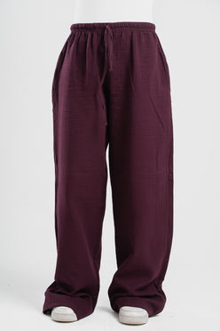 WOMEN LINEN-LOOK PANTS