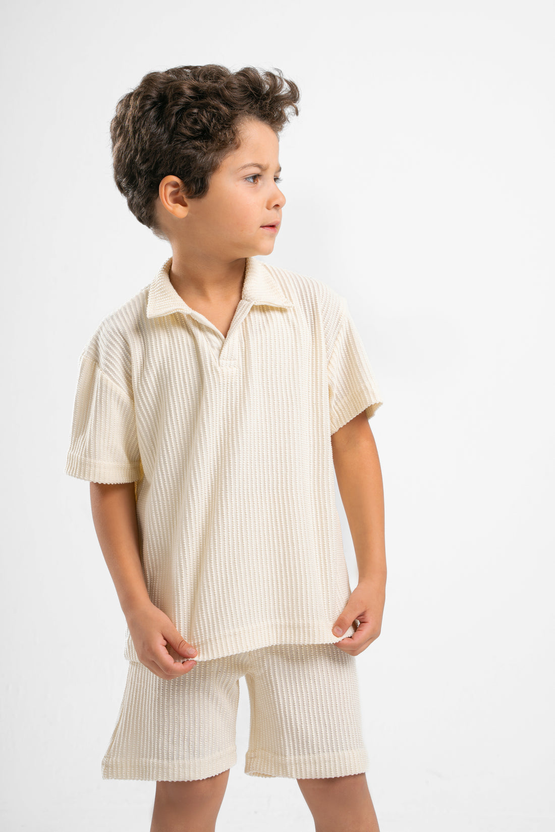 OFF-WHITE LITTLE ONES MINIMAL RIBBED BOX-TEE