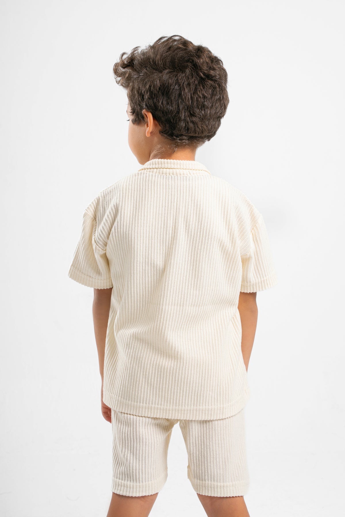 OFF-WHITE LITTLE ONES MINIMAL RIBBED SHORT