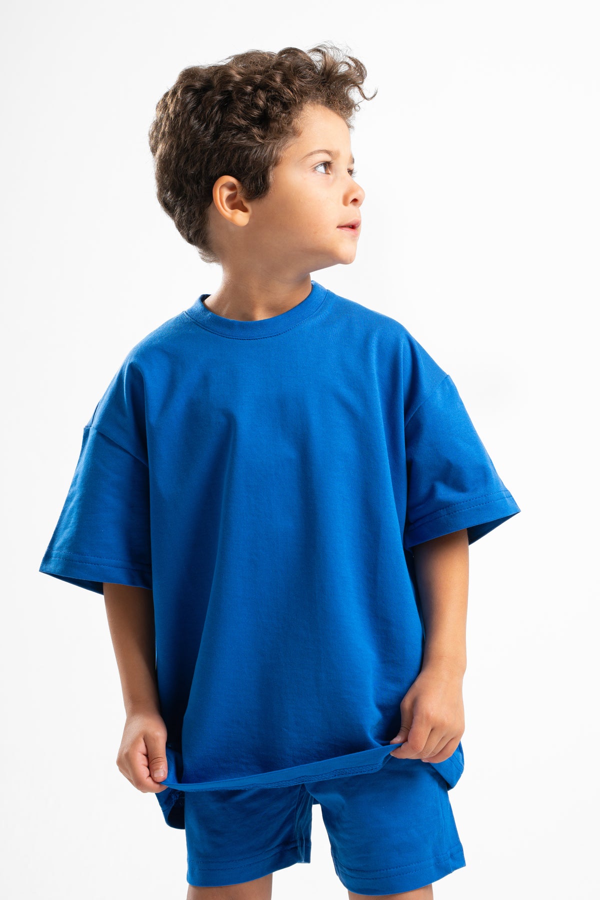 BLUE LITTLE ONES ORGANDY BOX-TEE