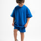 ELECTRIC BLUE LITTLE ONES SUMMER MELTON SHORT