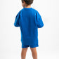 ELECTRIC BLUE LITTLE ONES SUMMER MELTON SHORT