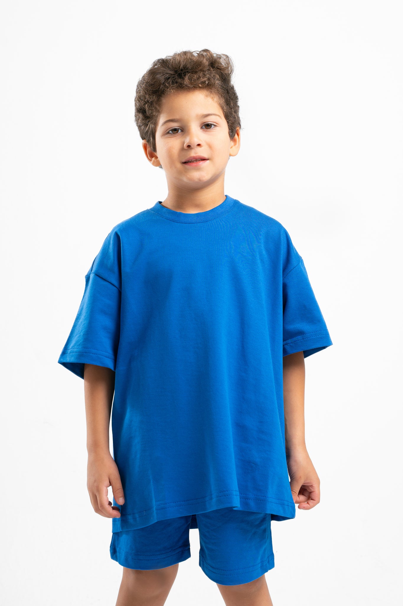 BLUE LITTLE ONES ORGANDY BOX-TEE