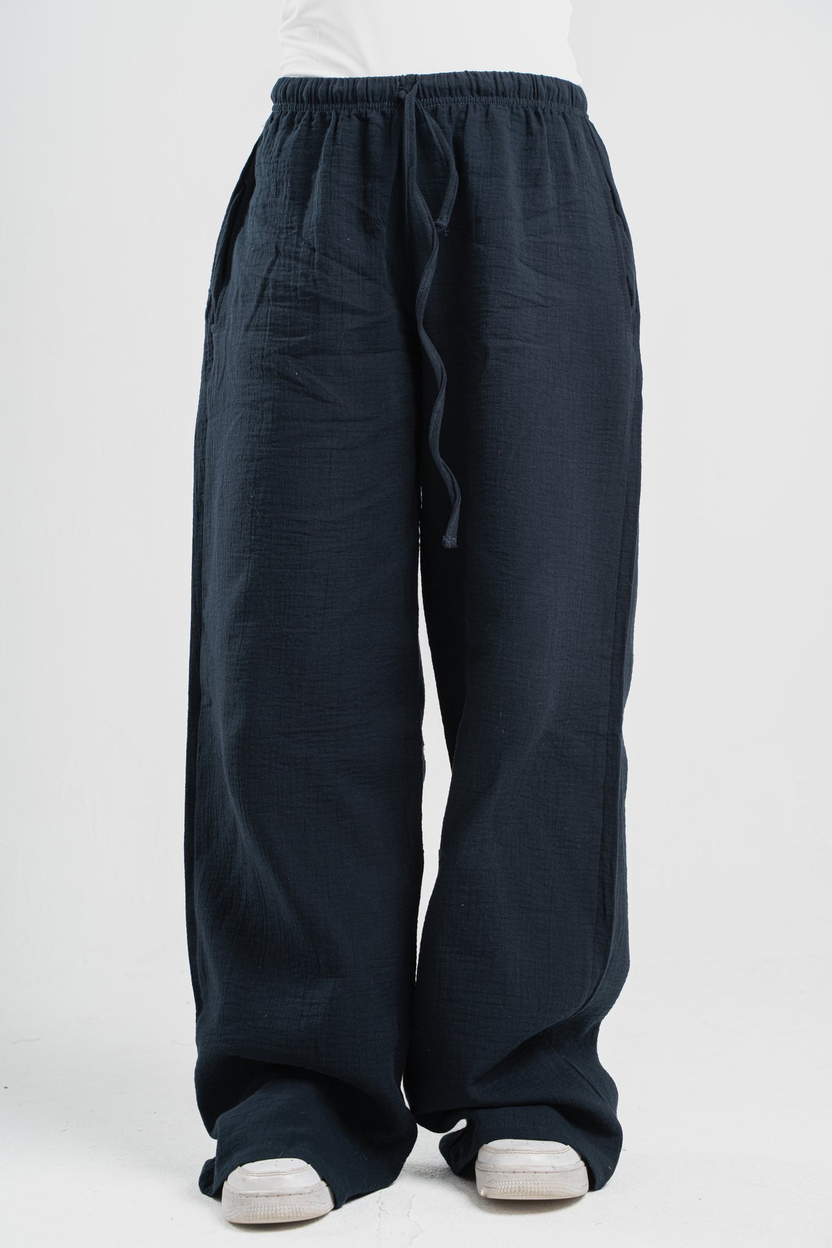 WOMEN LINEN-LOOK PANTS