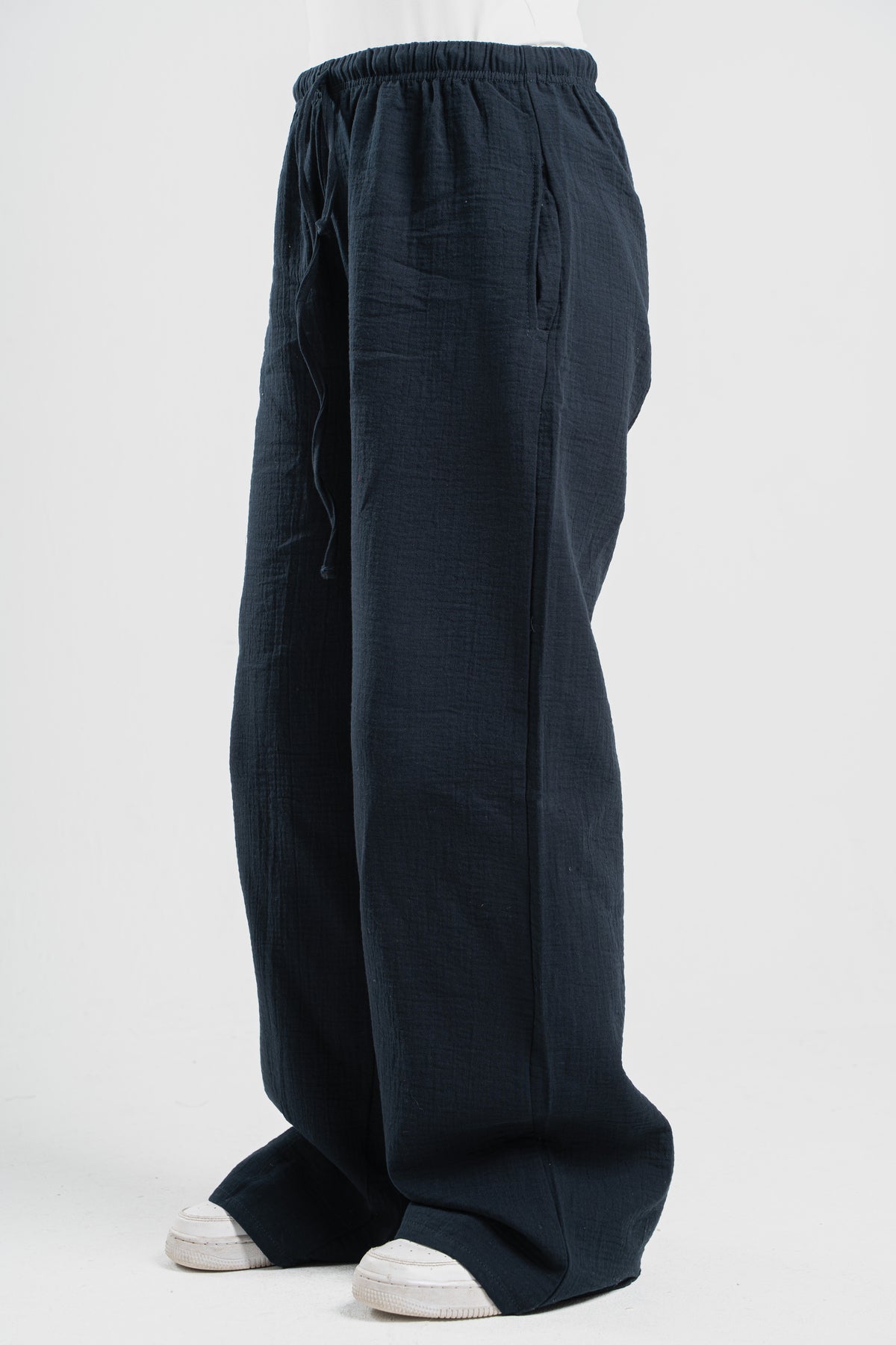WOMEN LINEN-LOOK PANTS