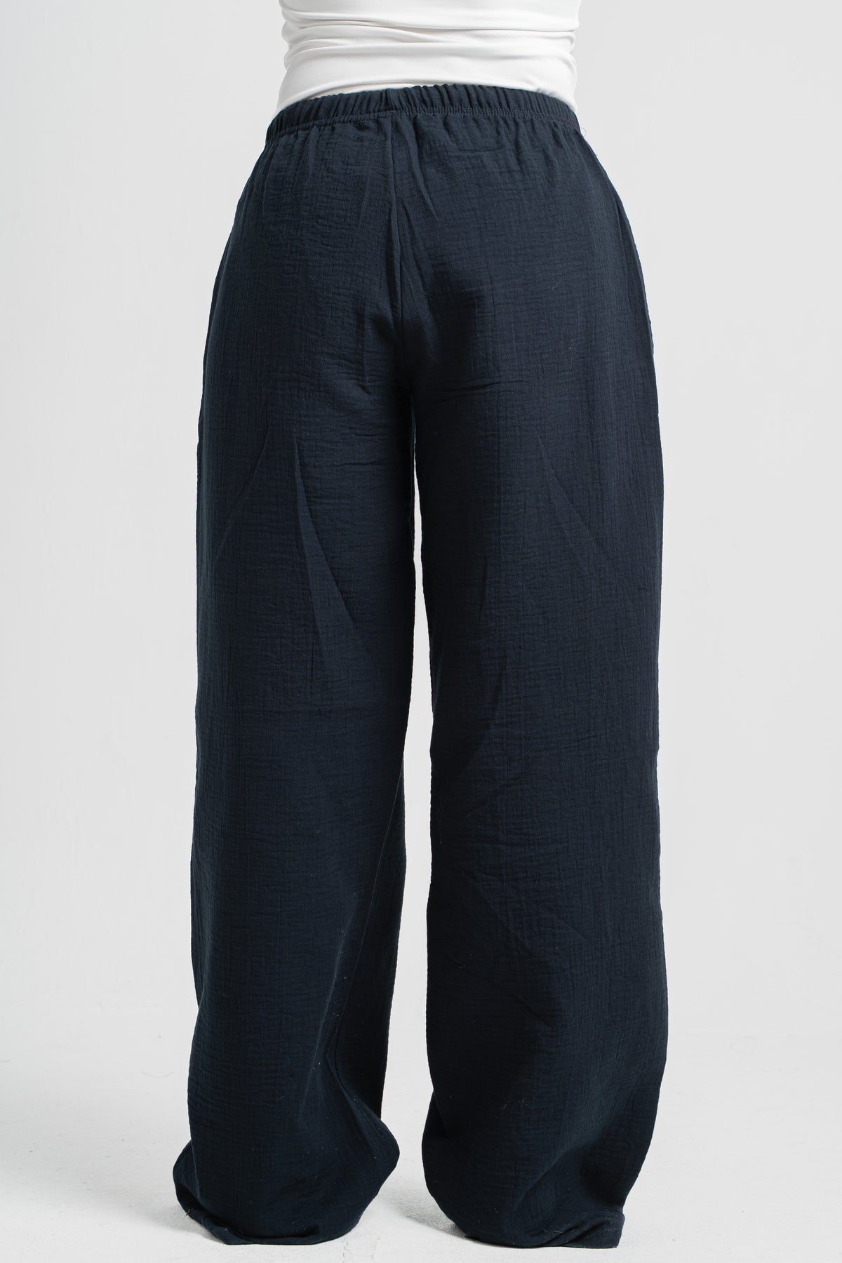 WOMEN LINEN-LOOK PANTS