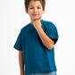 OCEAN BLUE LITTLE ONES SUMMER MELTON BOX-TEE