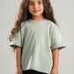 MINT GREEN LITTLE ONES HEAVY WEIGHT OVERSIZED T-SHIRT