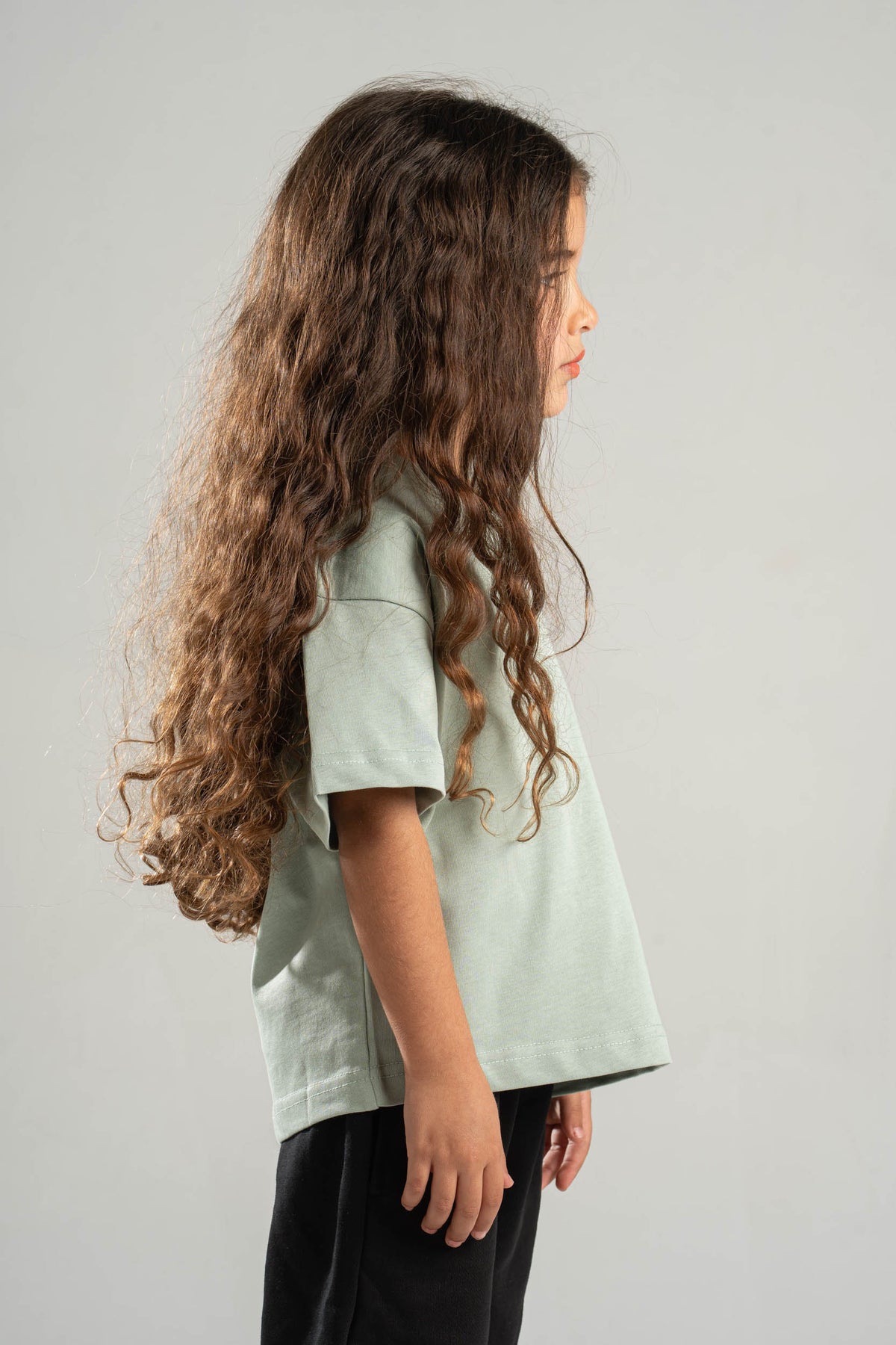 MINT GREEN LITTLE ONES HEAVY WEIGHT OVERSIZED T-SHIRT