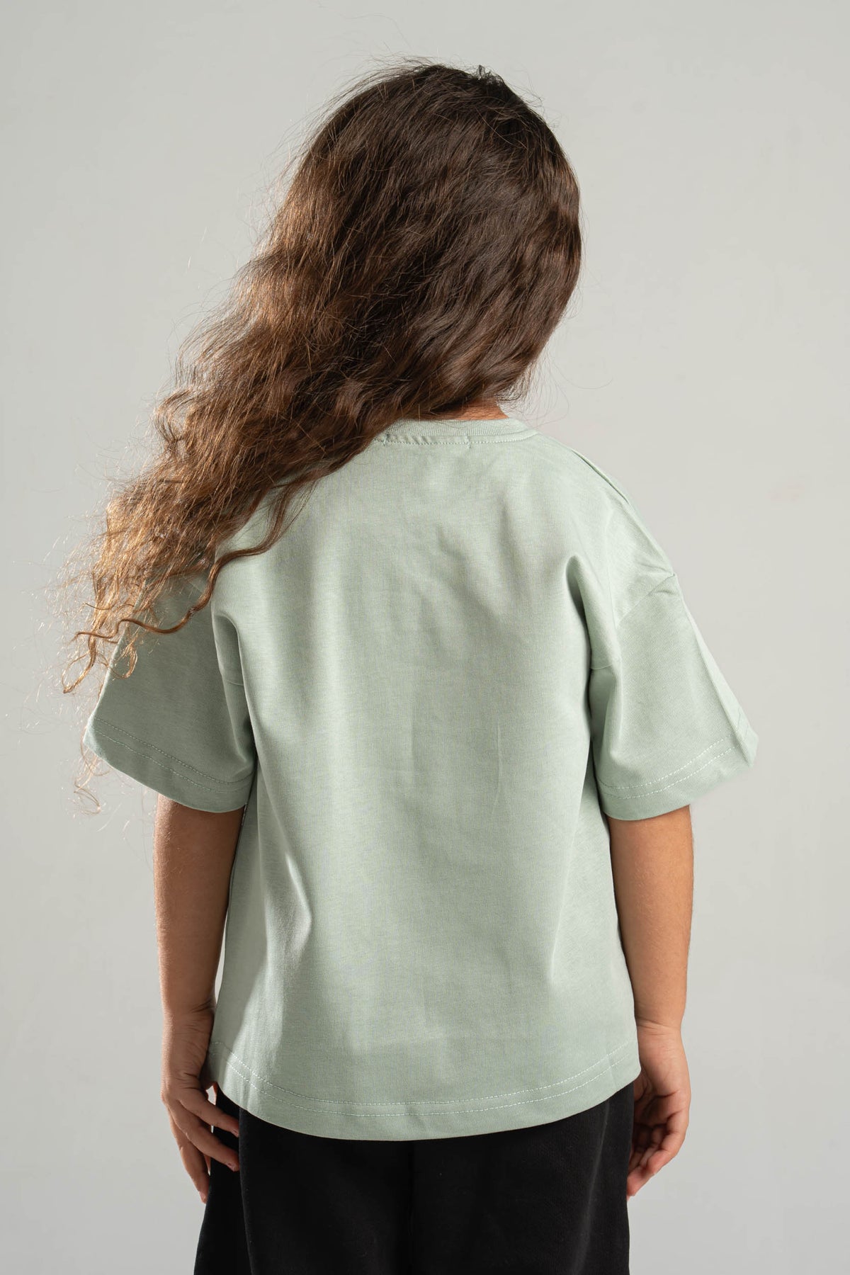 MINT GREEN LITTLE ONES HEAVY WEIGHT OVERSIZED T-SHIRT