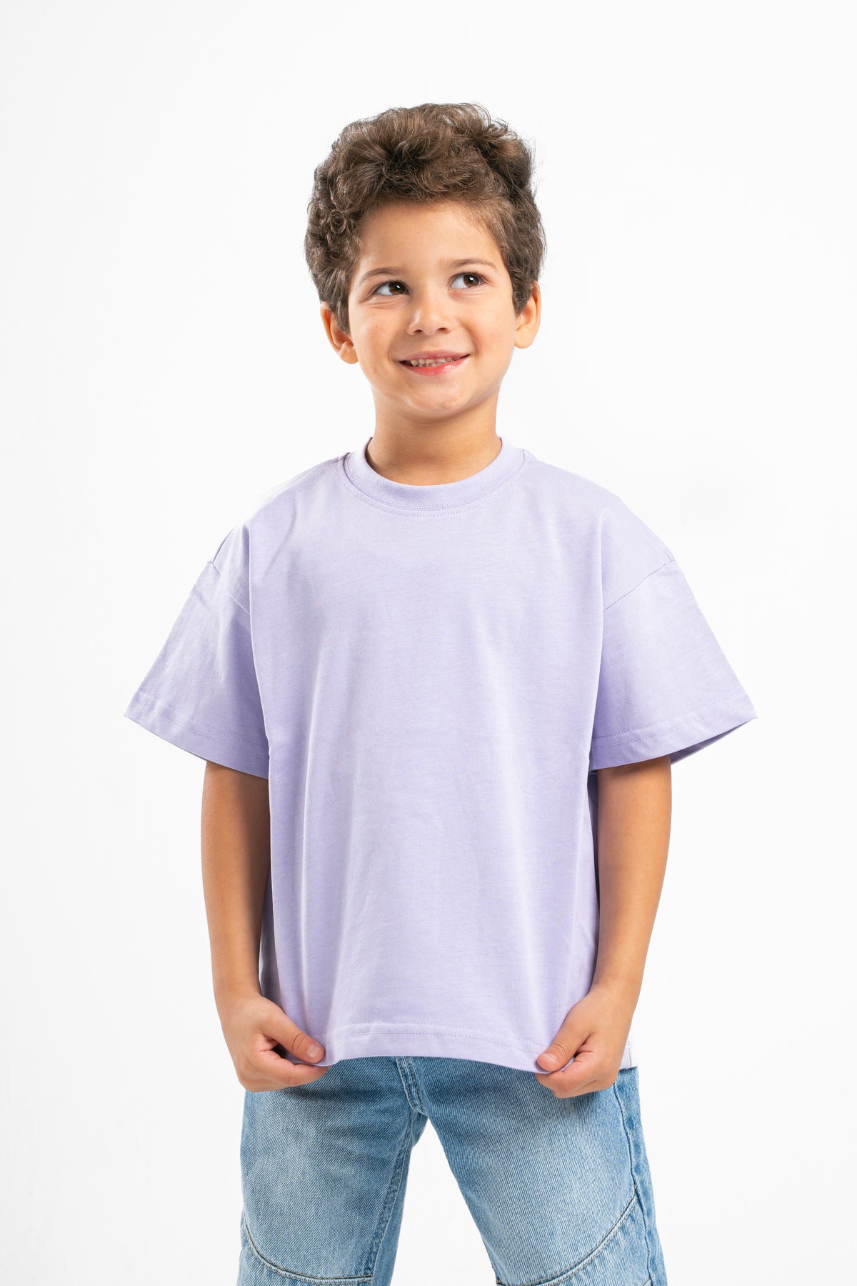 LAVENDER LITTLE ONES ORGANDY BOX-TEE
