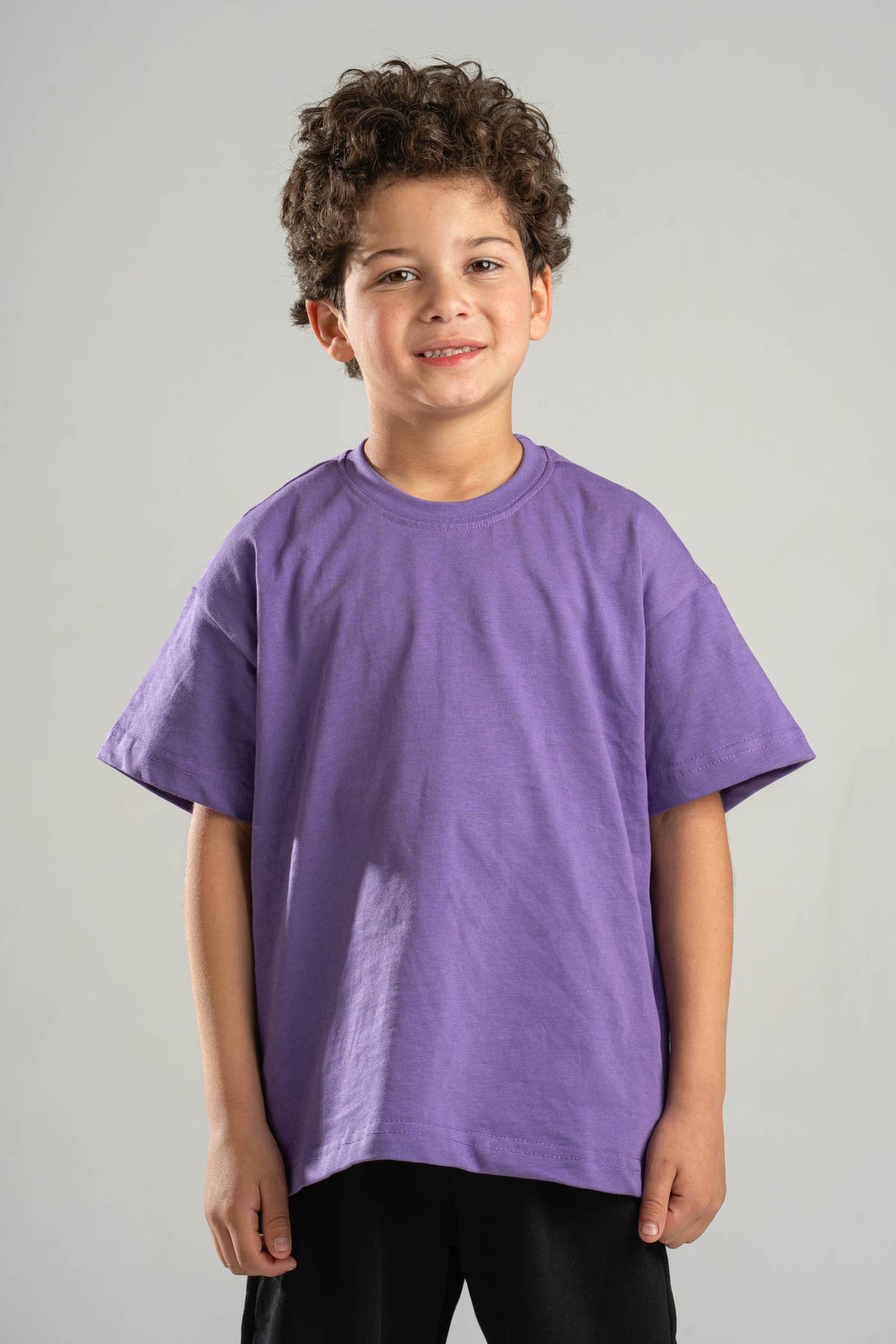 PURPLE LITTLE ONES HEAVY WEIGHT OVERSIZED T-SHIRT