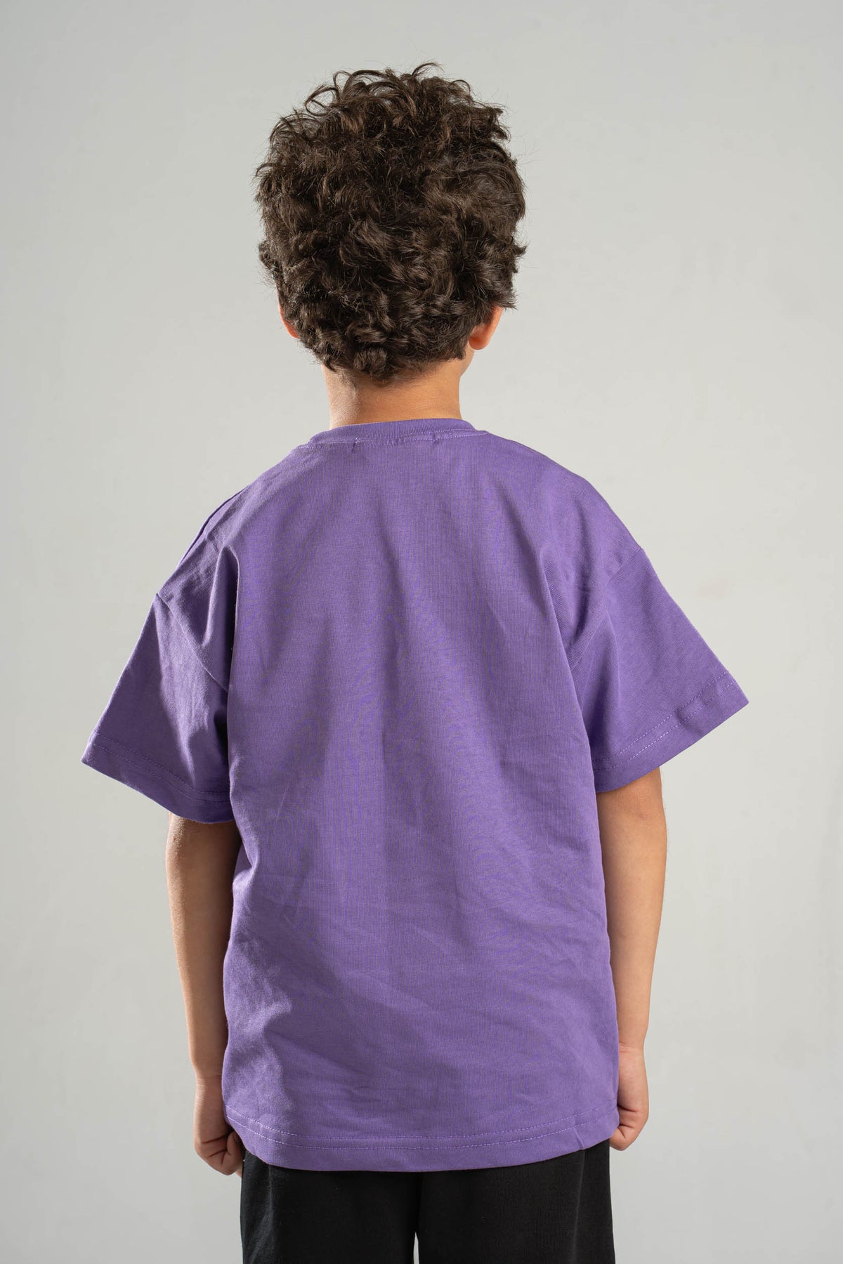 PURPLE LITTLE ONES HEAVY WEIGHT OVERSIZED T-SHIRT