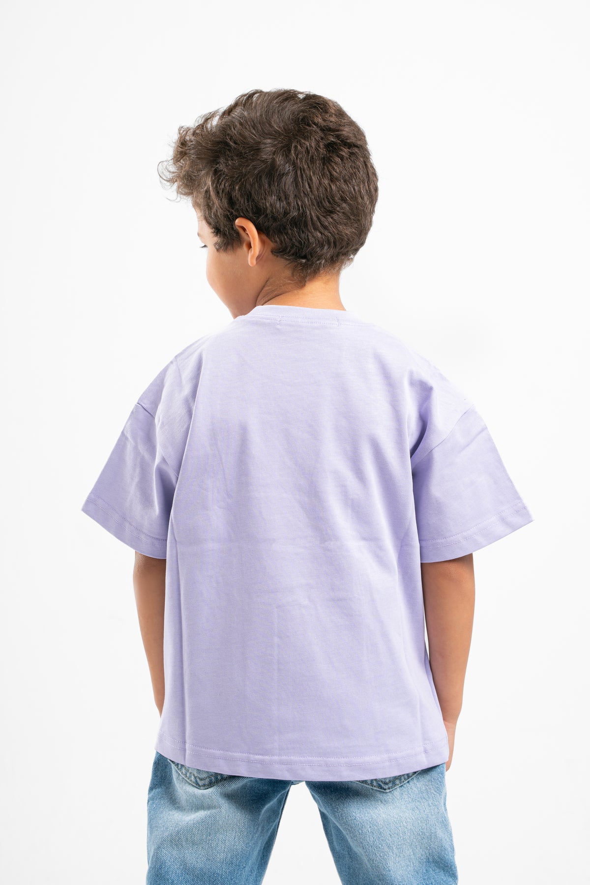 LAVENDER LITTLE ONES ORGANDY BOX-TEE