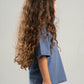 LIGHT NAVY LITTLE ONES HEAVY WEIGHT OVERSIZED T-SHIRT
