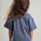LIGHT NAVY LITTLE ONES HEAVY WEIGHT OVERSIZED T-SHIRT