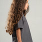 DARK GREY LITTLE ONES HEAVY WEIGHT OVERSIZED T-SHIRT