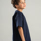 NAVY BLUE LITTLE ONES HEAVY WEIGHT OVERSIZED T-SHIRT