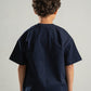 NAVY BLUE LITTLE ONES HEAVY WEIGHT OVERSIZED T-SHIRT
