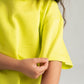 LIME GREEN LITTLE ONES SUMMER MELTON BOX-TEE
