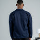 MEN NAVY BLUE WOOL SHORT COAT